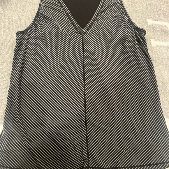lululemon athletica Tops - Lululemon Athletica Black and White Tank Top